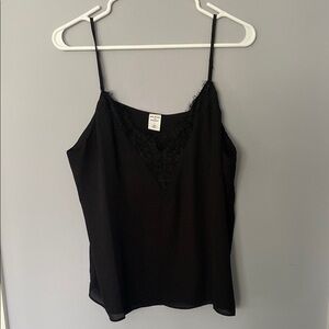 Melrose and Market Black Camisole Sleeveless Top